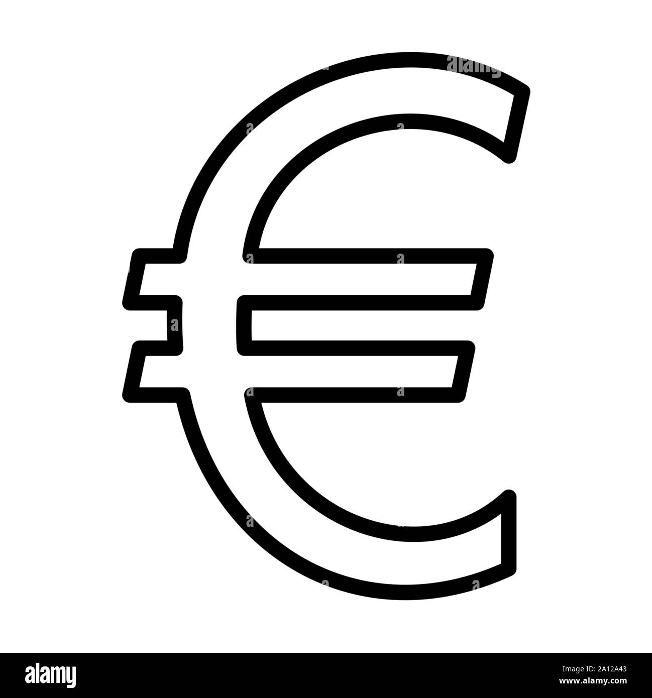 Euro zeichen Abbildung Stock Vektor