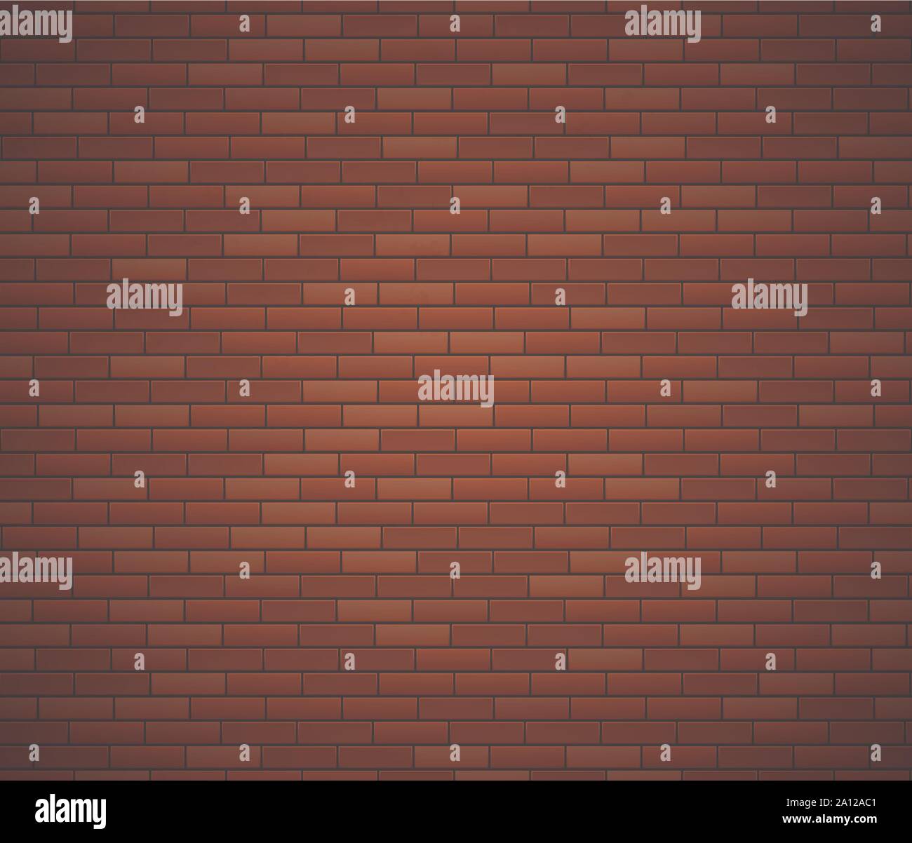 Leere Wand Oberfläche. Old Red Brick Wall Hintergrund. Wand Textur. Vector Illustration Stock Vektor