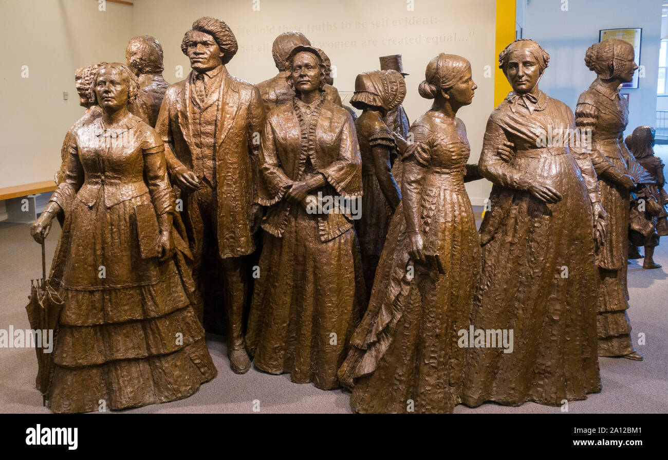 Die Rechte der Frauen National Historical Park Seneca Falls NY Stockfoto