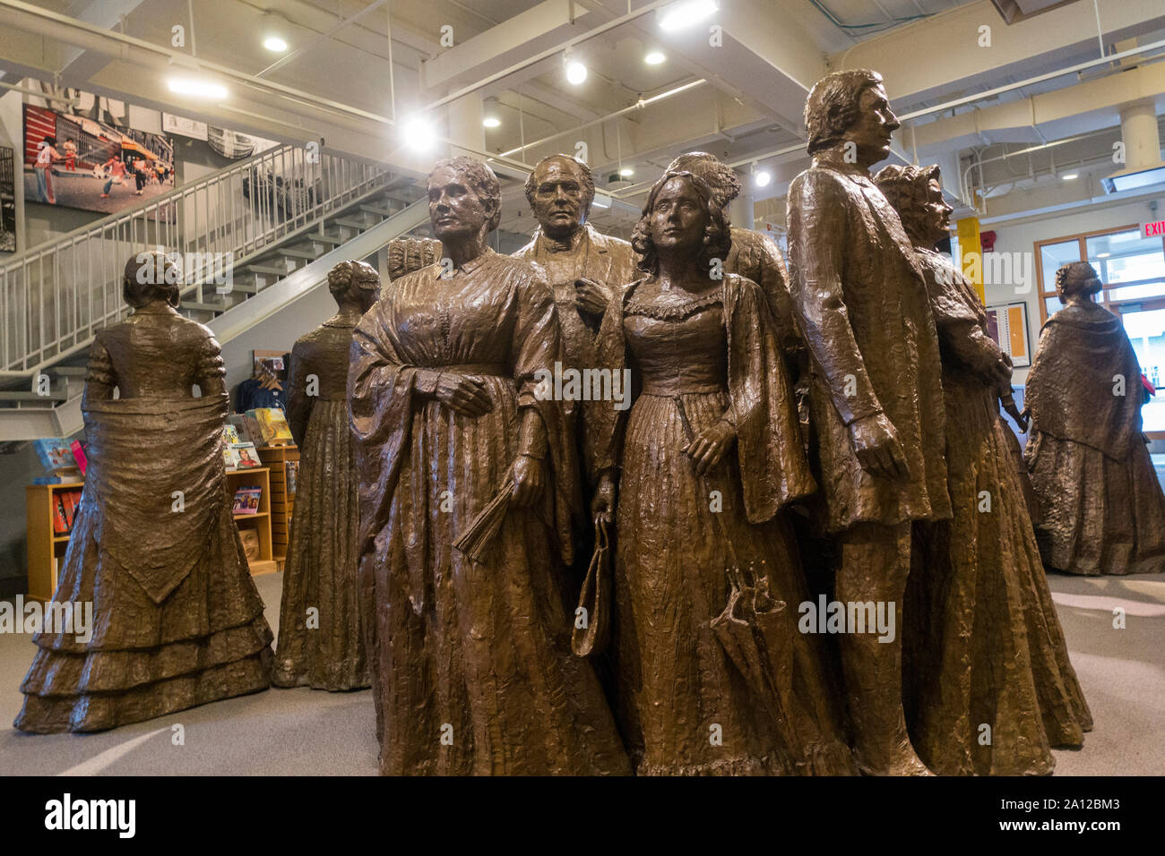 Die Rechte der Frauen National Historical Park Seneca Falls NY Stockfoto