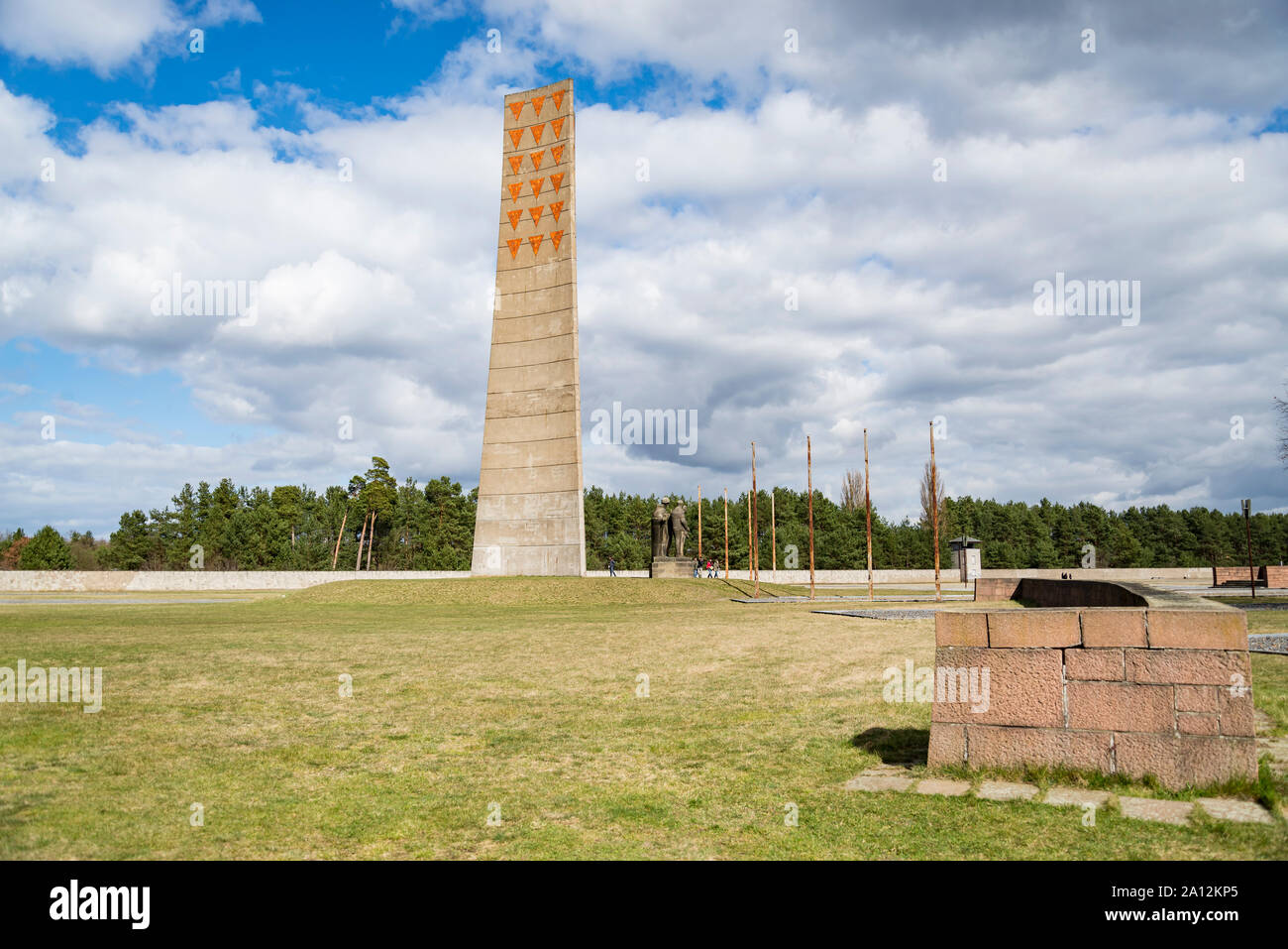 Ns-Konzentrationslager in Deutschland. Sowjetische Denkmal in Sachsenhausen Camp Stockfoto