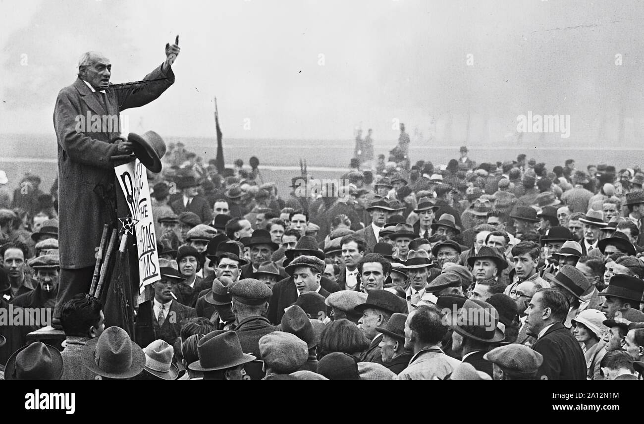 Die 1926 Generalstreik im Vereinigten Königreich war ein Generalstreik, neun Tage dauerte, vom 3. Mai 1926 bis 12. Mai 1926 Stockfoto