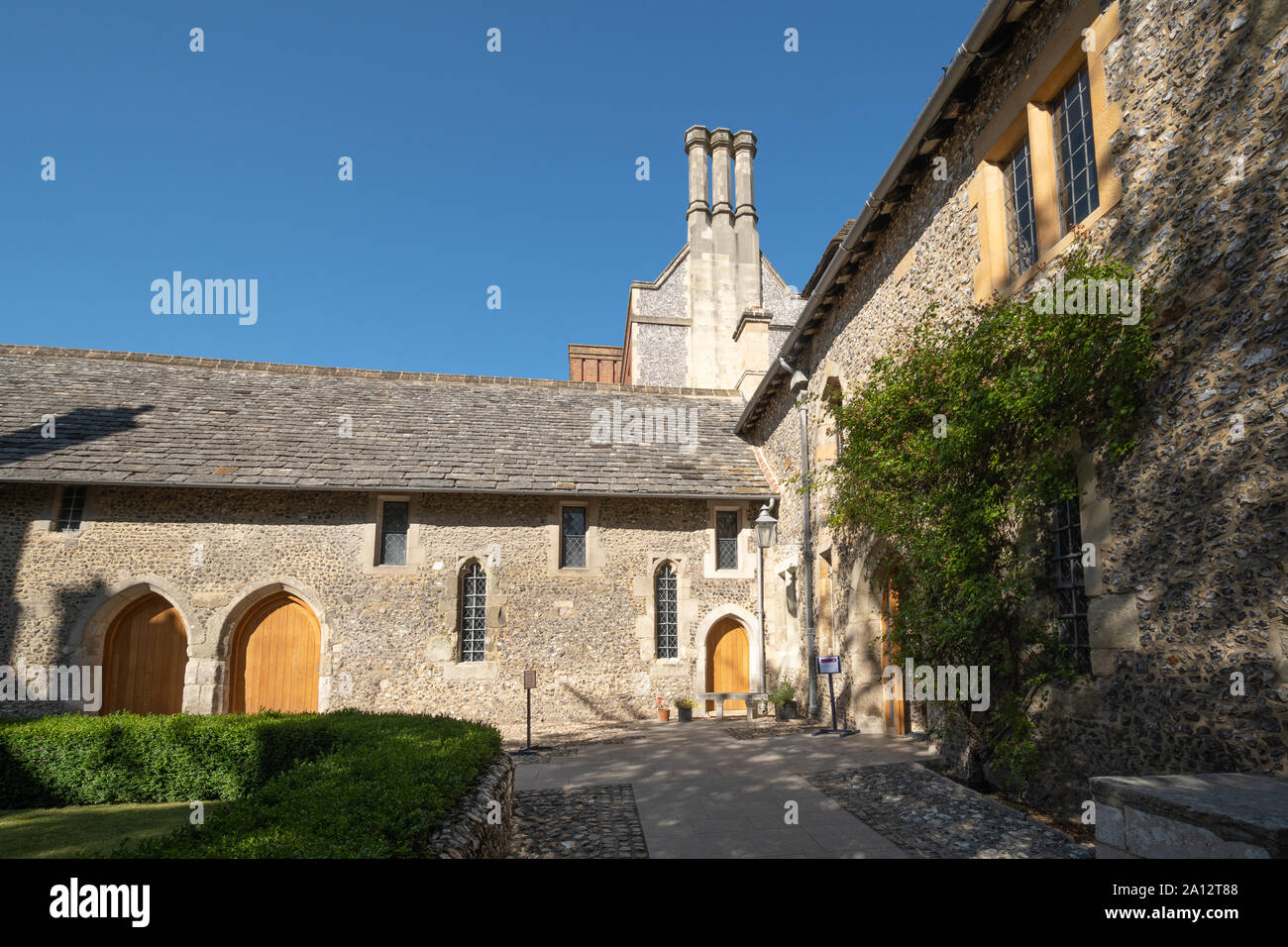 Winchester College, einem historischen privaten Jungenschule in Hampshire, Großbritannien Stockfoto