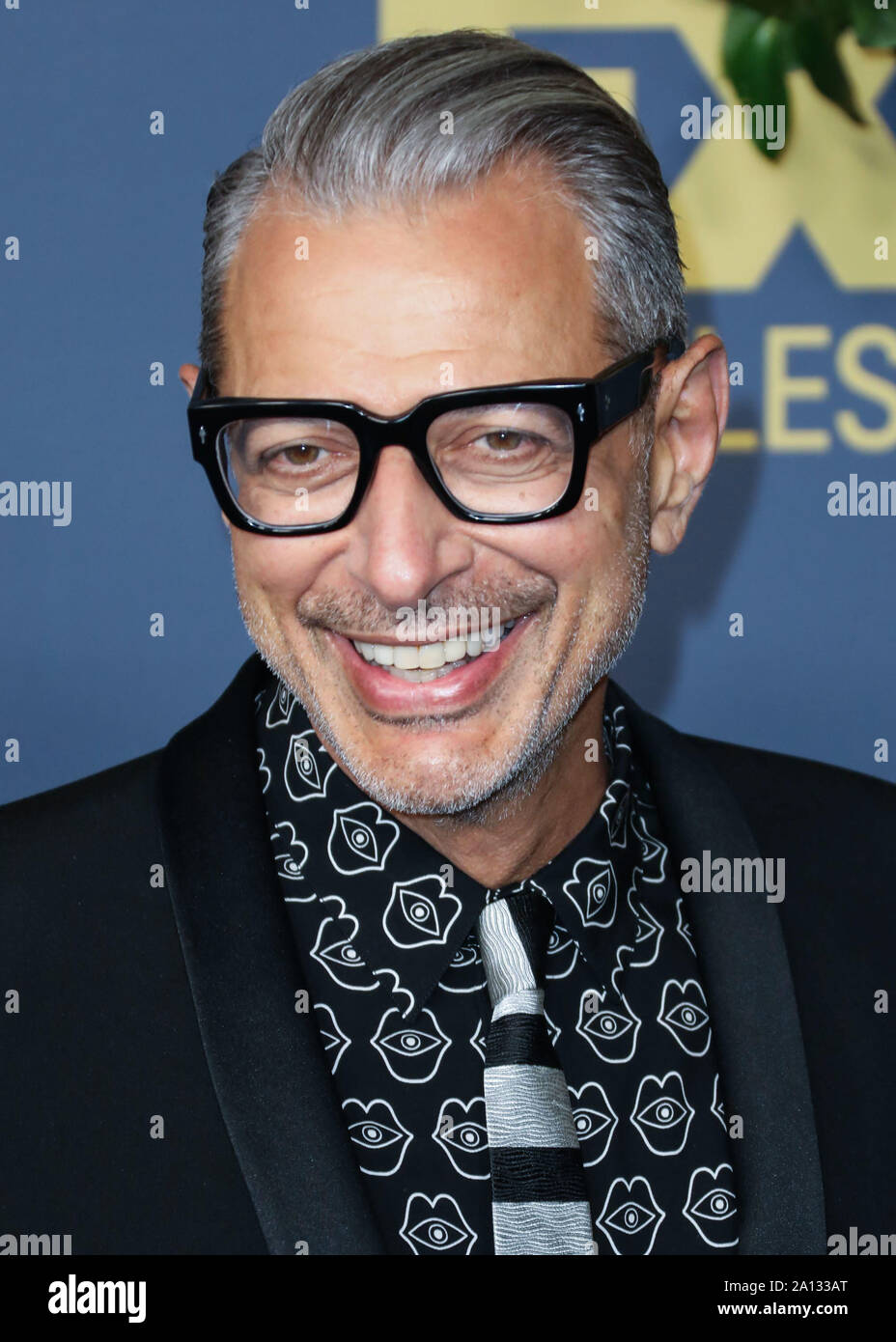 LOS ANGELES, Kalifornien, USA - 22. SEPTEMBER: Jeff Goldblum kommt an der Walt Disney Television 2019 Emmy Award Post Partei gehalten an Otium am 22. September 2019 in Los Angeles, Kalifornien, USA. (Foto von David Acosta/Image Press Agency) Stockfoto