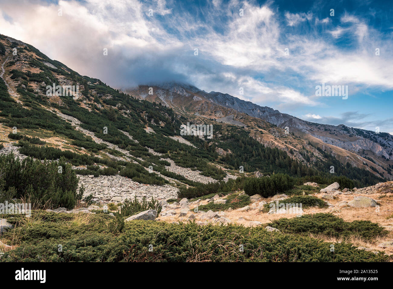 Bulgarien. Panoramablick vom Pirin-gebirge Stockfoto