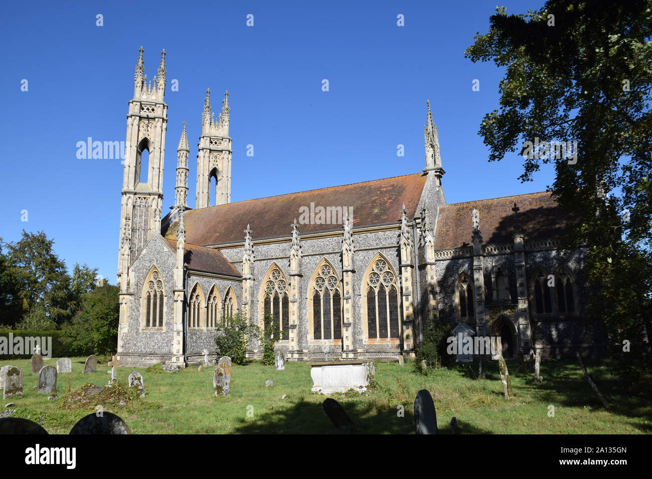 St. Michael, der Erzengel, Kirche von den Kirchen Conservation Trust gespeichert. Booton, Norfolk, Großbritannien Sep 2019 Stockfoto