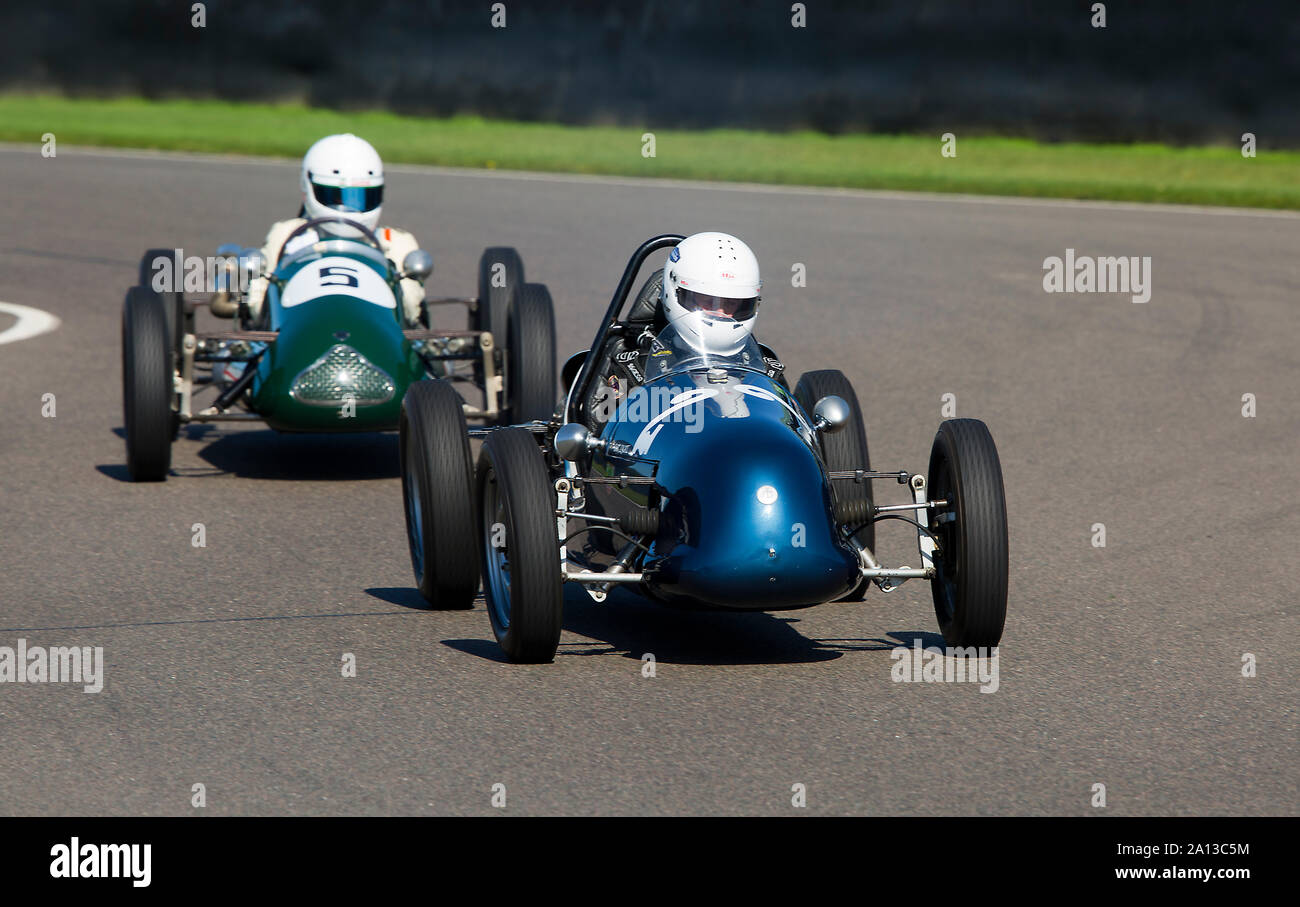 1951 J.P-JAP Mk 16 von Simon Evans in der Graf von März Trophy Rennen gefahren, (für Formel 3 Fahrzeuge eines Typs, die zwischen 1948-1959 lief), Am Goodwood Stockfoto