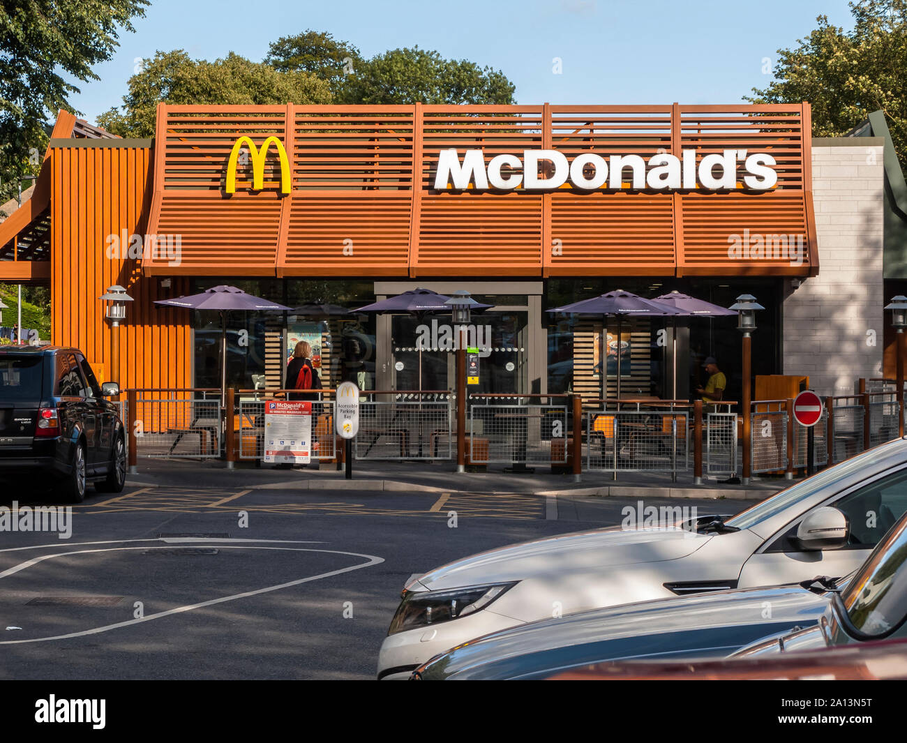 McDonald's, Matlock, Derbyshire Stockfoto