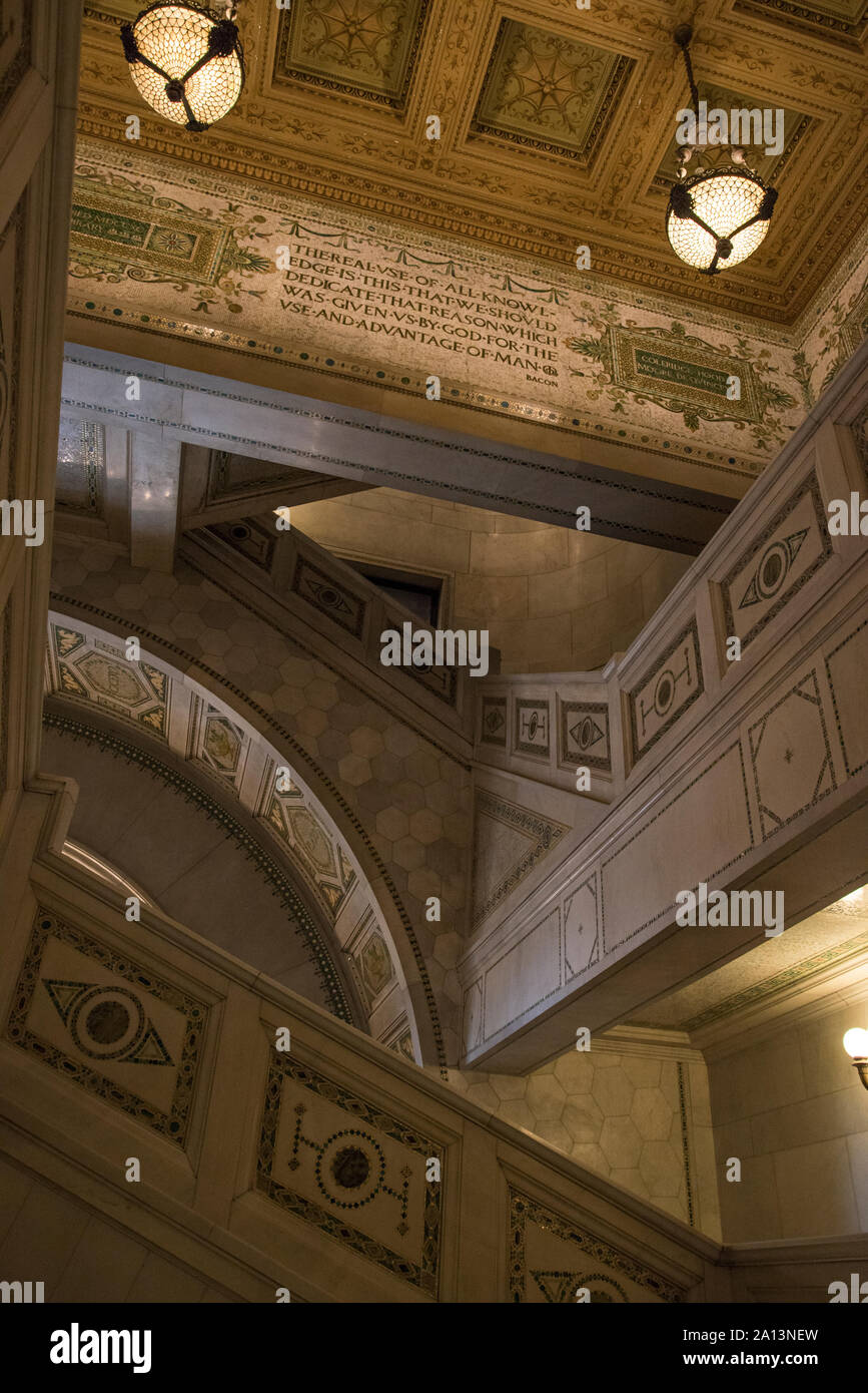 Chicago City Library, 01. Stockfoto