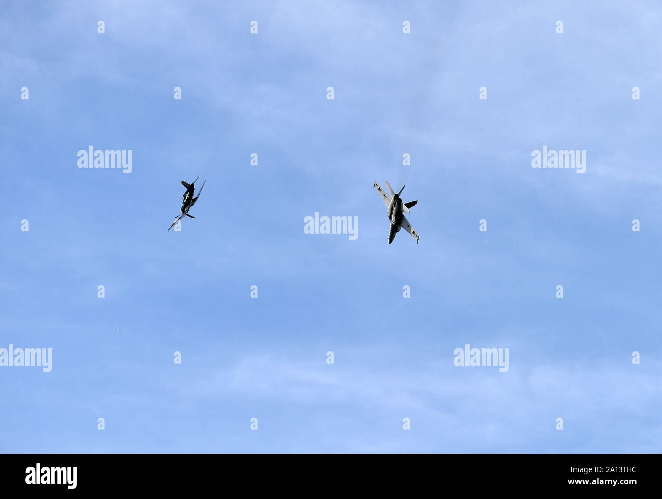 September 20, 2019, Virginia Beach, Virginia, USA: 2019 Oceana Air Show kommt zu Naval Air Station Oceana in Virginia Beach, Virginia am 20. September 2019.. Foto © Jeff Moore (Credit Bild: © Jeff Moore/ZUMA Draht) Stockfoto