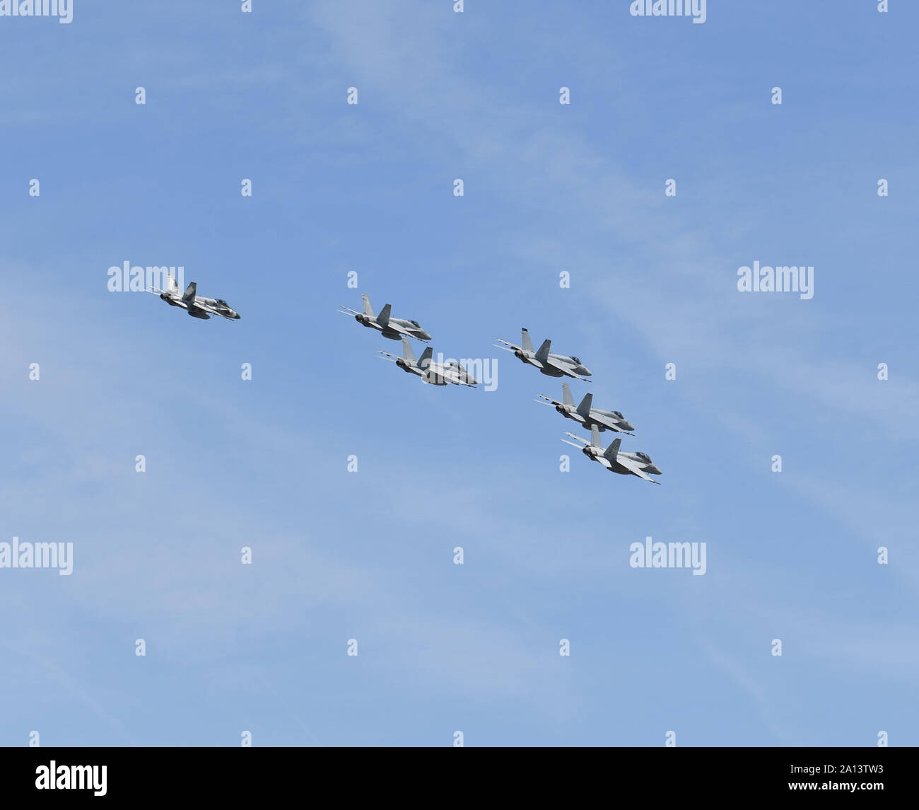 September 20, 2019, Virginia Beach, Virginia, USA: 2019 Oceana Air Show kommt zu Naval Air Station Oceana in Virginia Beach, Virginia am 20. September 2019.. Foto © Jeff Moore (Credit Bild: © Jeff Moore/ZUMA Draht) Stockfoto