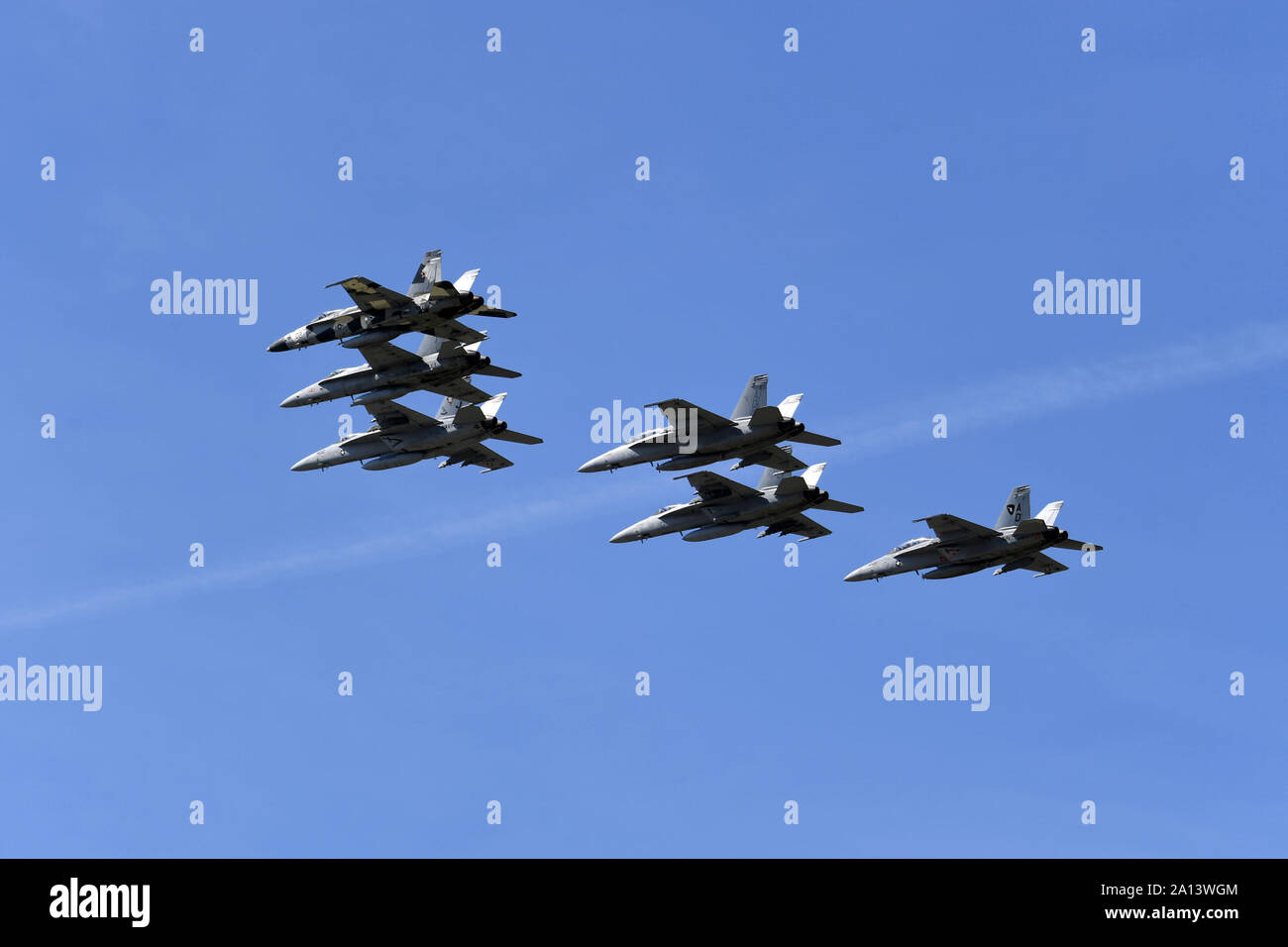 September 20, 2019, Virginia Beach, Virginia, USA: 2019 Oceana Air Show kommt zu Naval Air Station Oceana in Virginia Beach, Virginia am 20. September 2019.. Foto © Jeff Moore (Credit Bild: © Jeff Moore/ZUMA Draht) Stockfoto