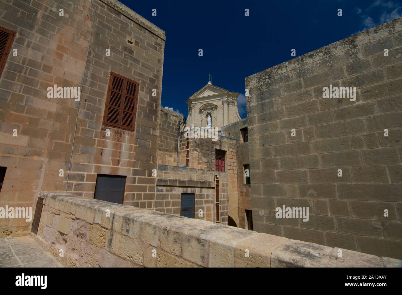 Victoria Rabat Zitadelle auf Gozo Stockfoto