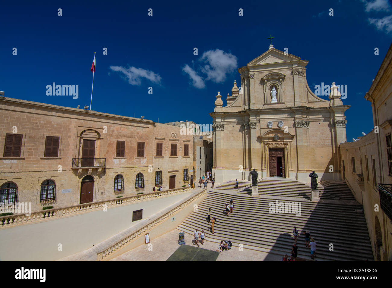 Victoria Rabat Zitadelle auf Gozo Stockfoto