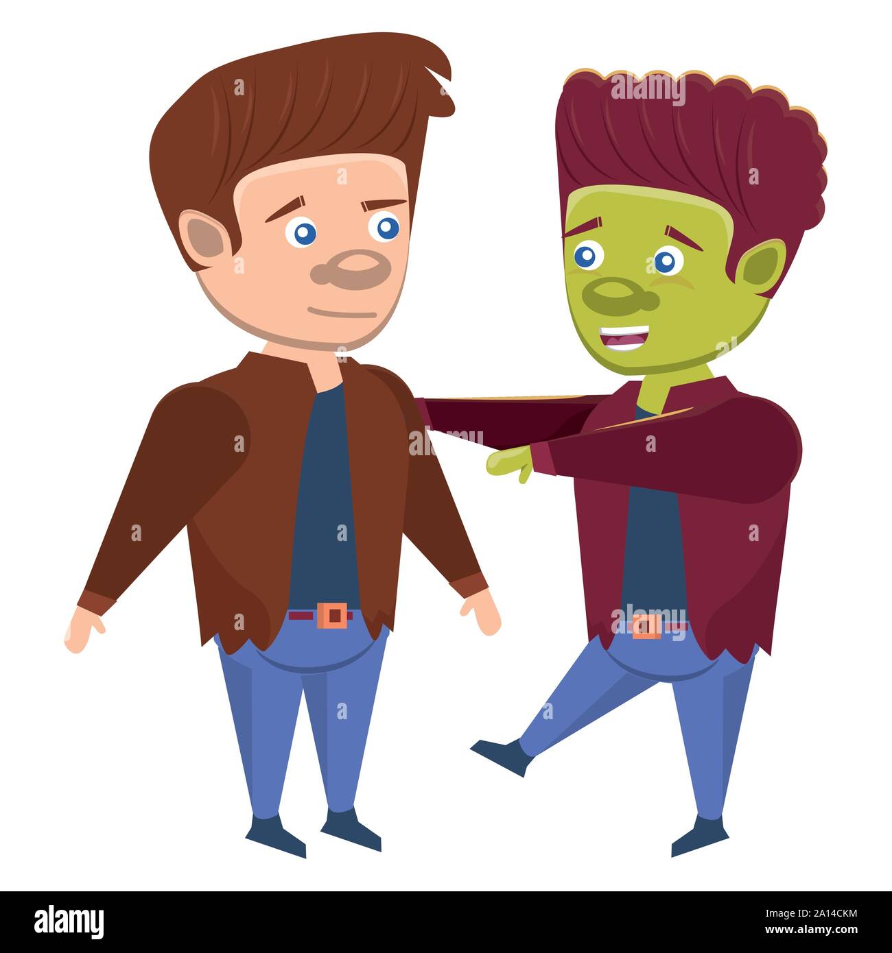 Frankenstein Monster Cartoon Stockfotos und -bilder Kaufen - Alamy