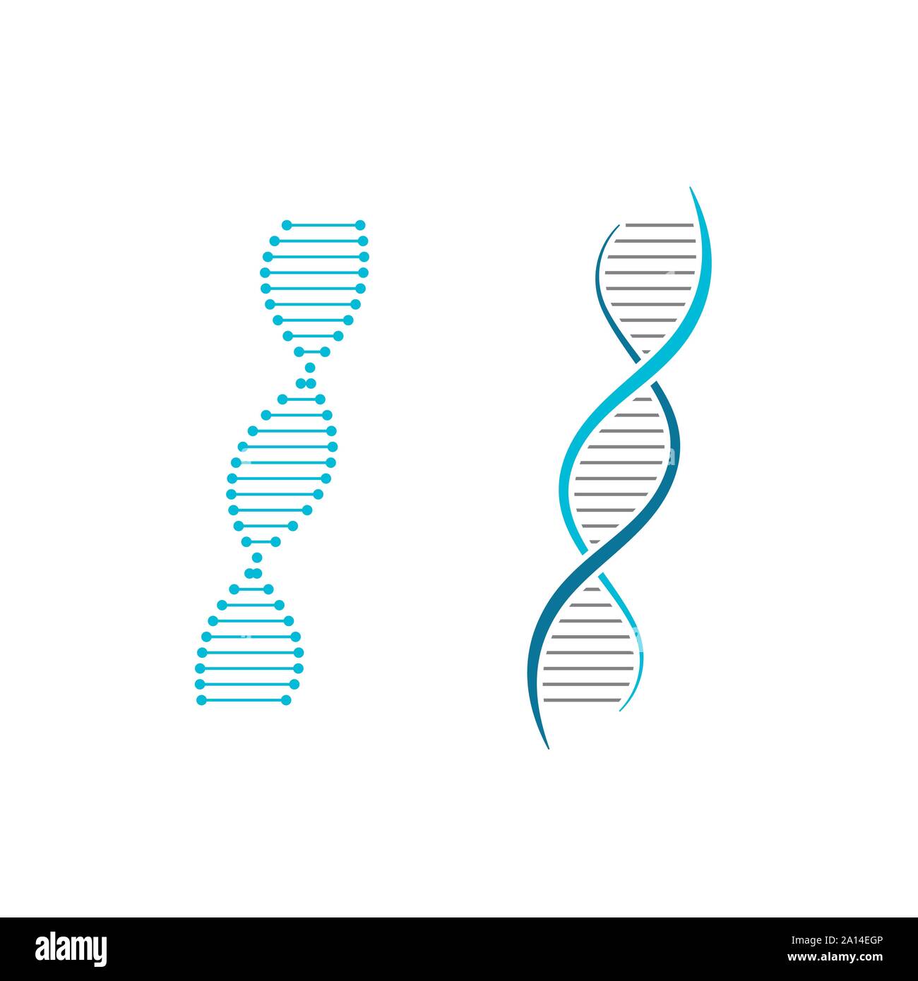 DNA-Vektor icon Abbildung Design Template Stock Vektor