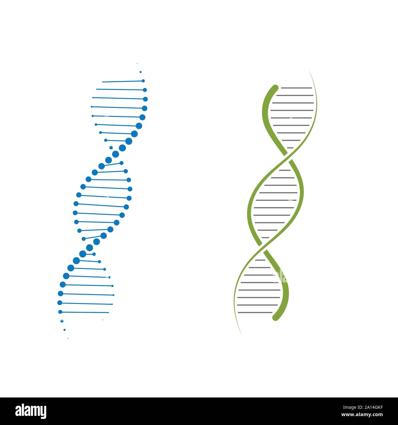DNA-Vektor icon Abbildung Design Template Stock Vektor
