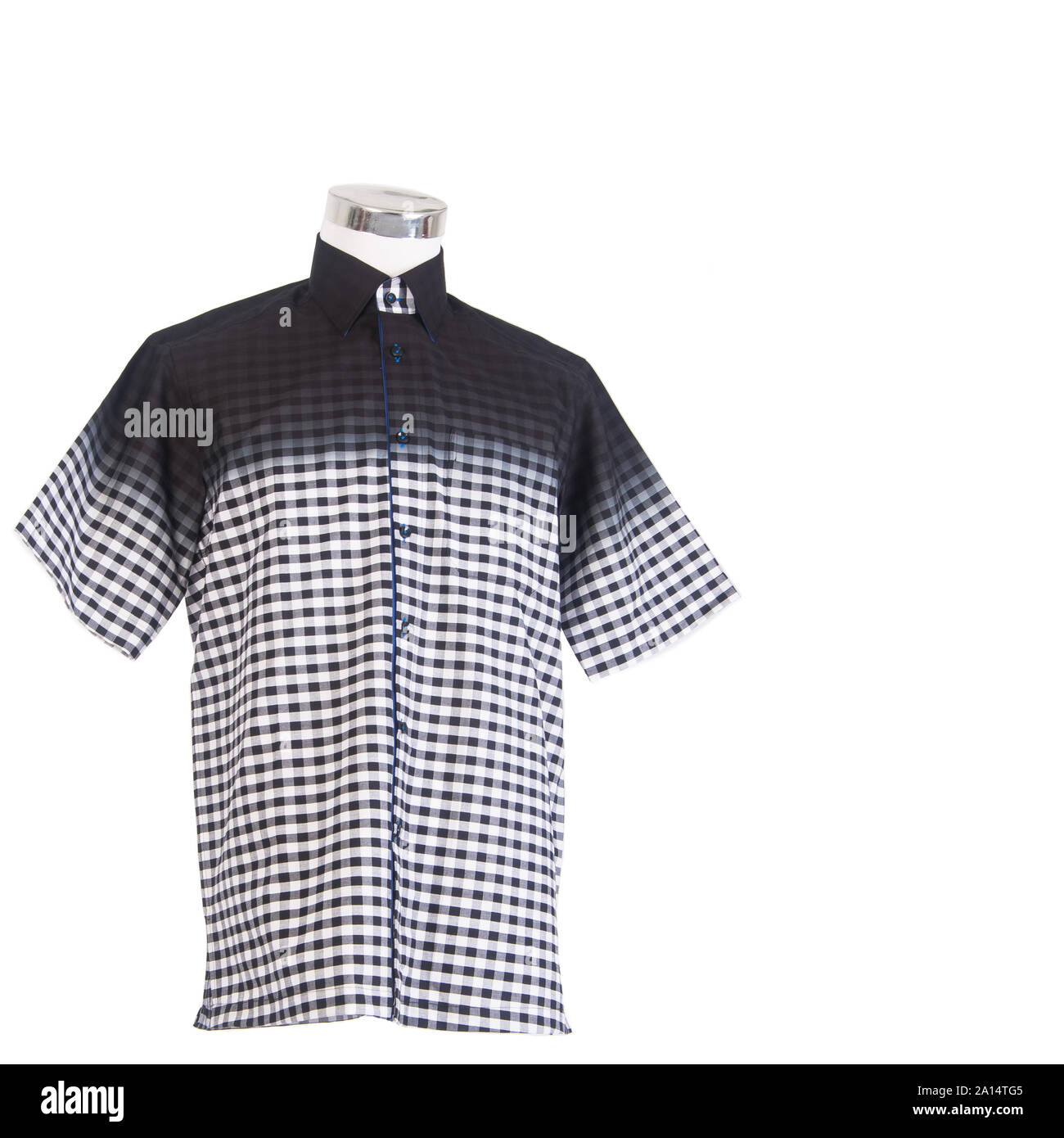 Shirt oder Männer Mannequin auf Hintergrund gekleidet Stockfoto