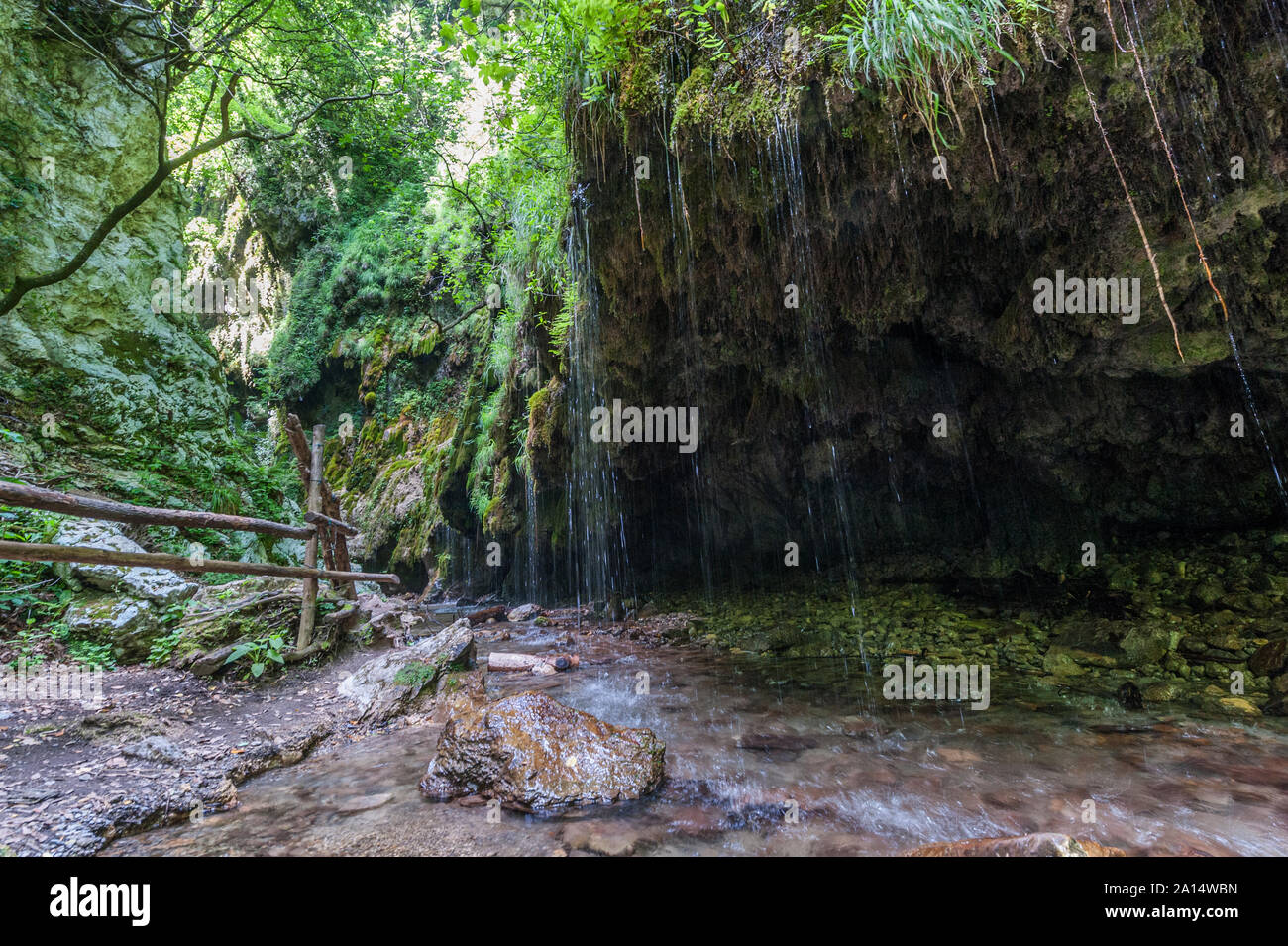 Natur Reserve" von Ferriere Valley" in Verona (Italien) Stockfoto