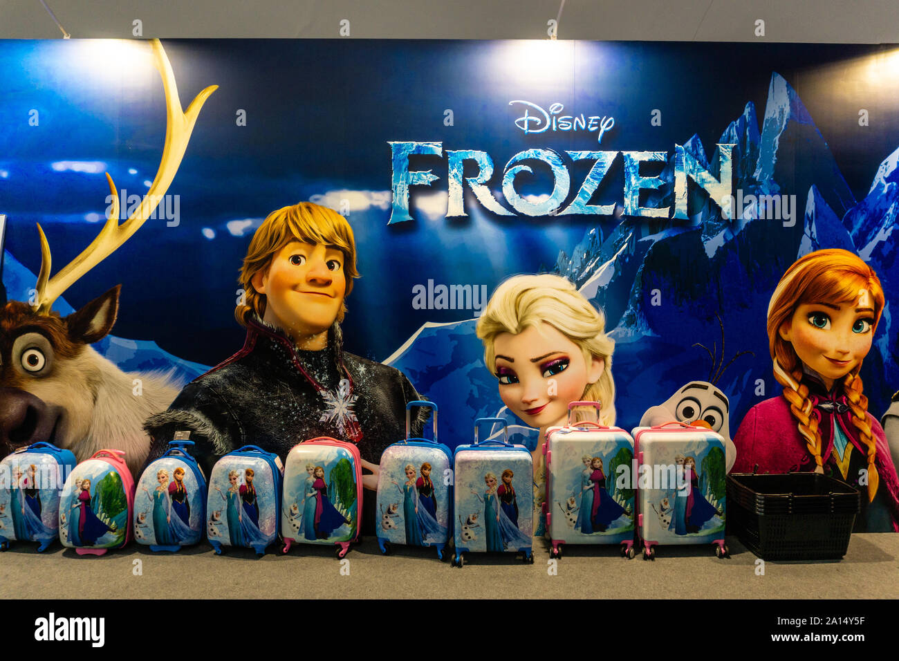 Disney eingefroren Anzeige im Festland China Stockfoto
