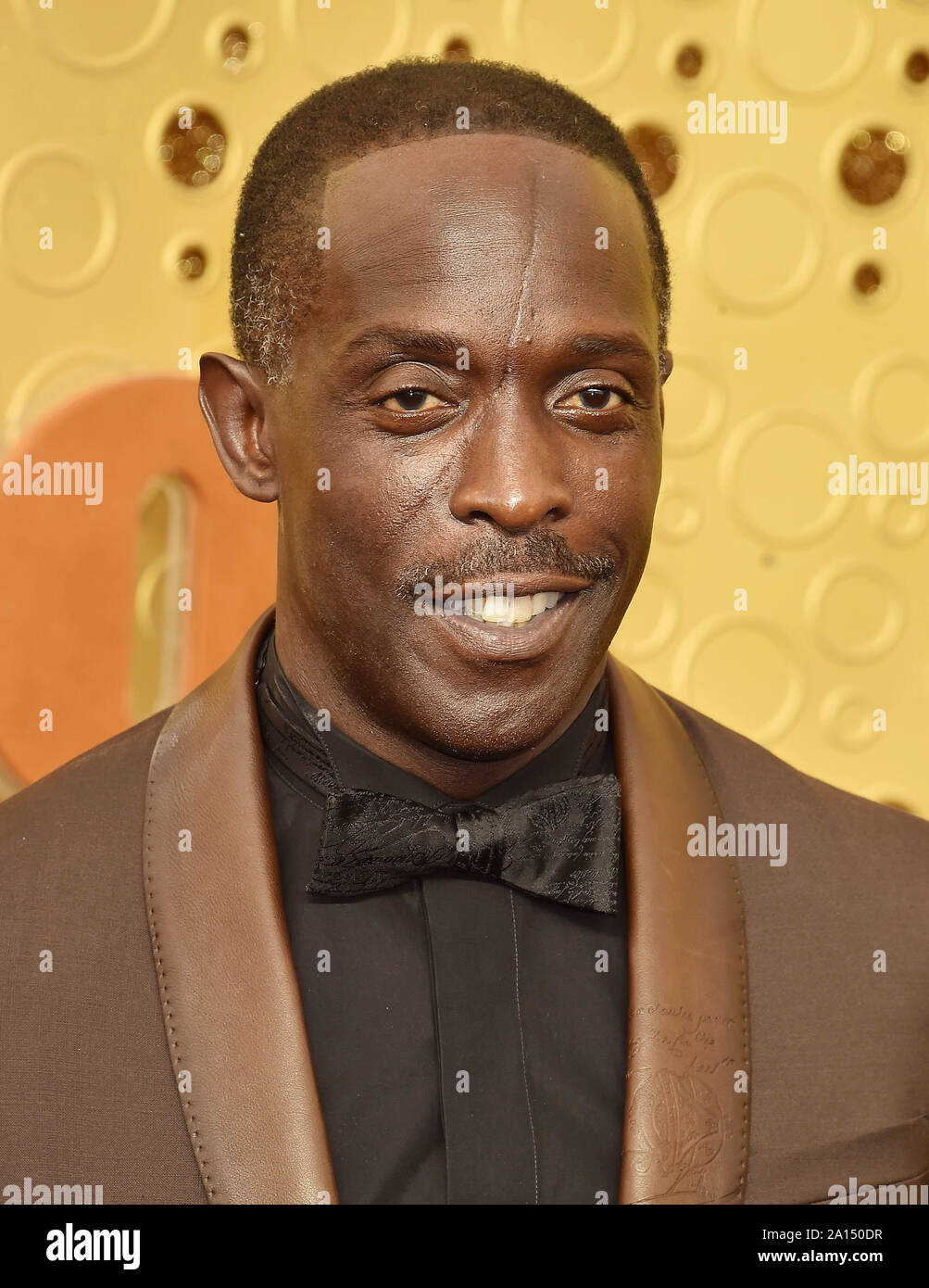 LOS ANGELES, Ca - 22. SEPTEMBER: Michael K. Williams besucht die 71 Emmy Awards bei Microsoft Theater am 22. September 2019 in Los Angeles, Kalifornien. Stockfoto