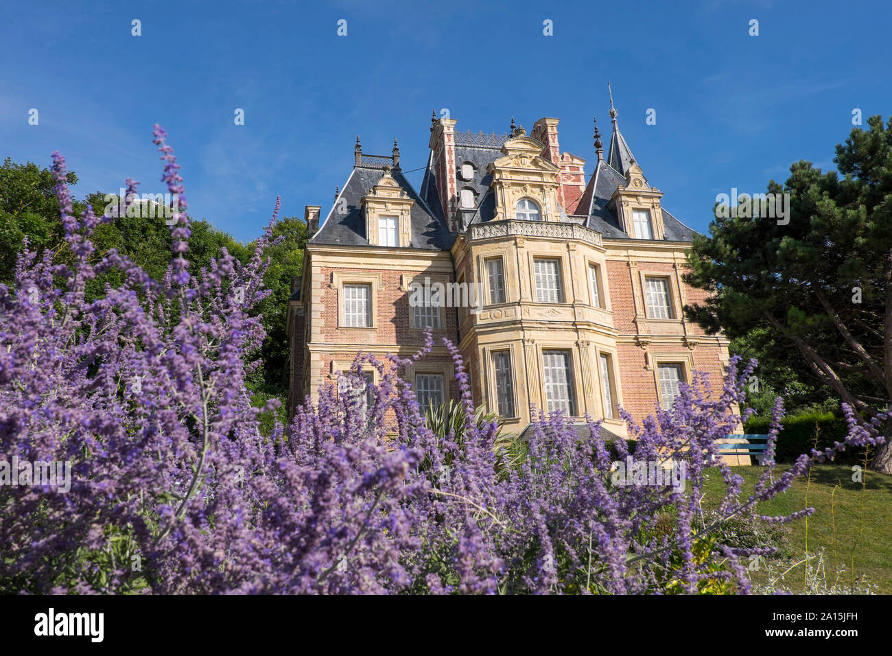 Trouville-sur-Mer (Normandie, Frankreich): das Museum (Villa Montebello) Stockfoto
