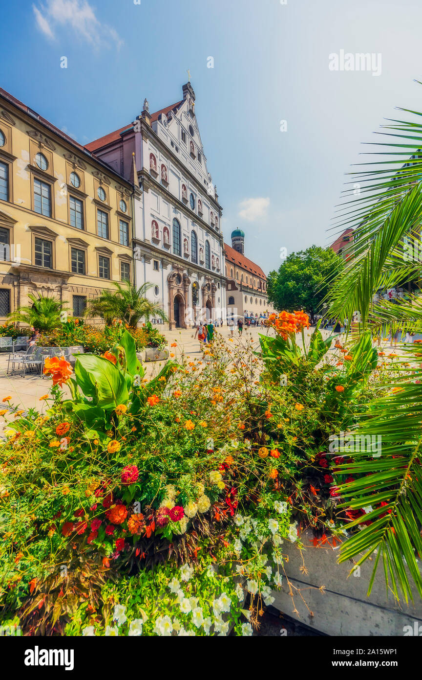 Deutschland, Bayern, München, Neuhauser Straße, die Kirche St. Michael, Jesuitenkirche Stockfoto