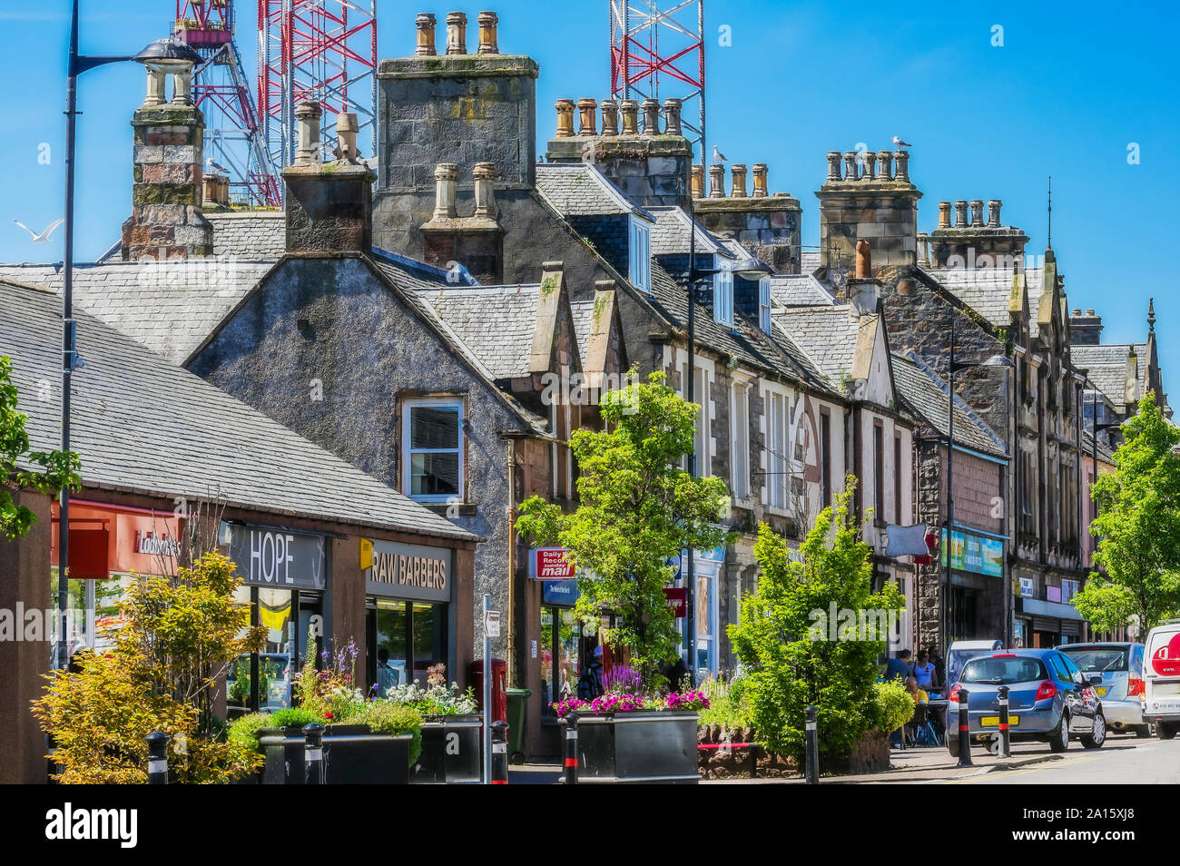 Vereinigtes Königreich, Schottland, Invergordon Stockfoto