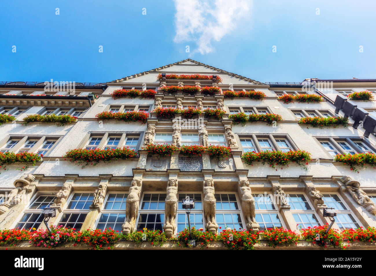 Deutschland, Bayern, München, Neuhauser Straße, Fassade des Kaufhauses Stockfoto