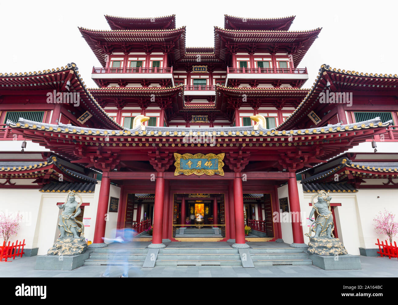 Buddha Zahns Tempel, Singapur Stockfoto