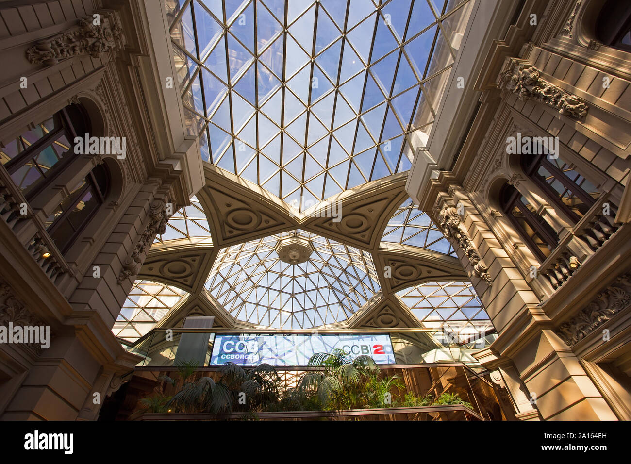 Innenraum des Beaux Arts Galerias Pacifico Gebäude, Buenos Aires, Argentinien Stockfoto