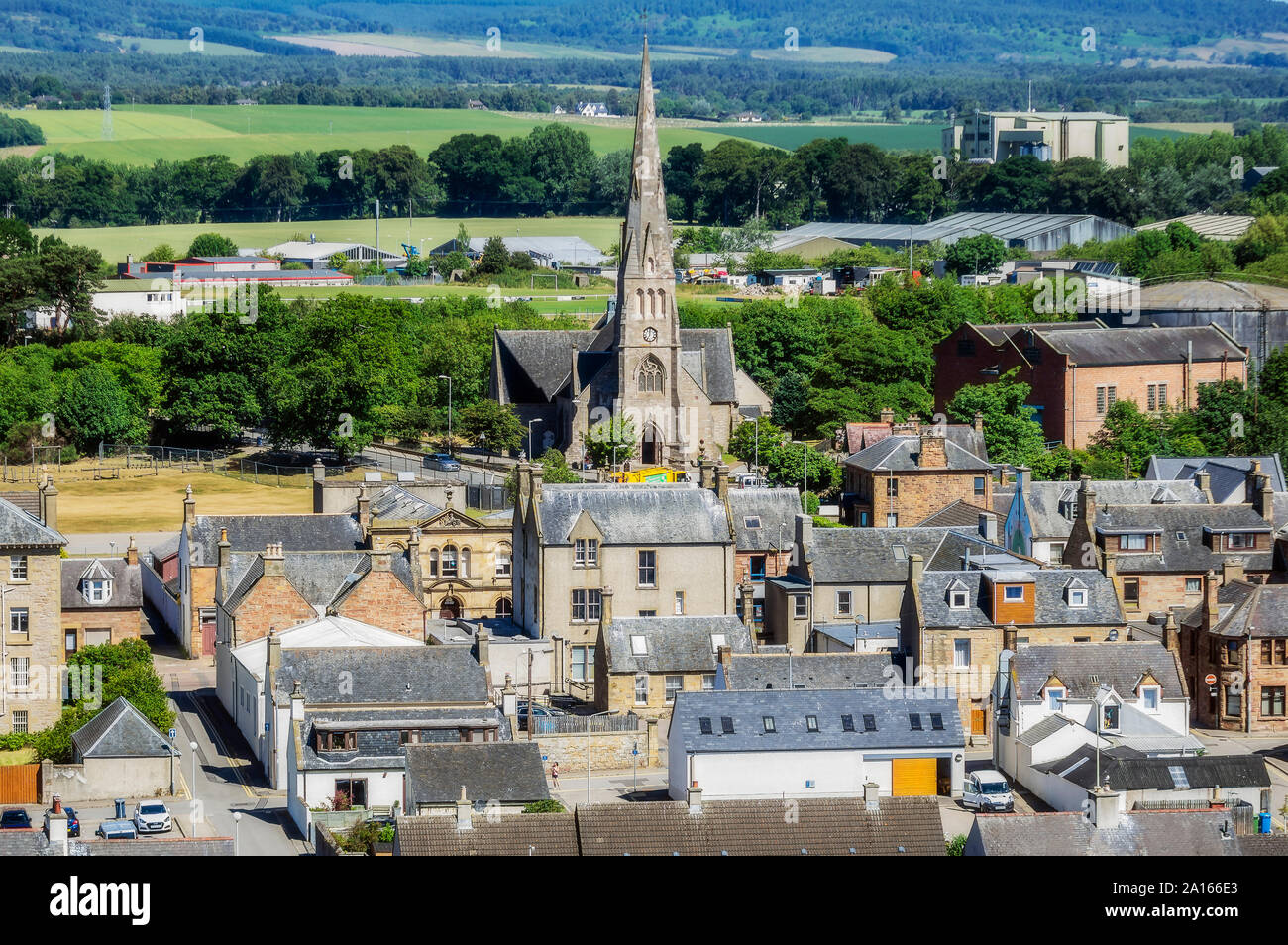 Vereinigtes Königreich, Schottland, Invergordon, cityview Stockfoto
