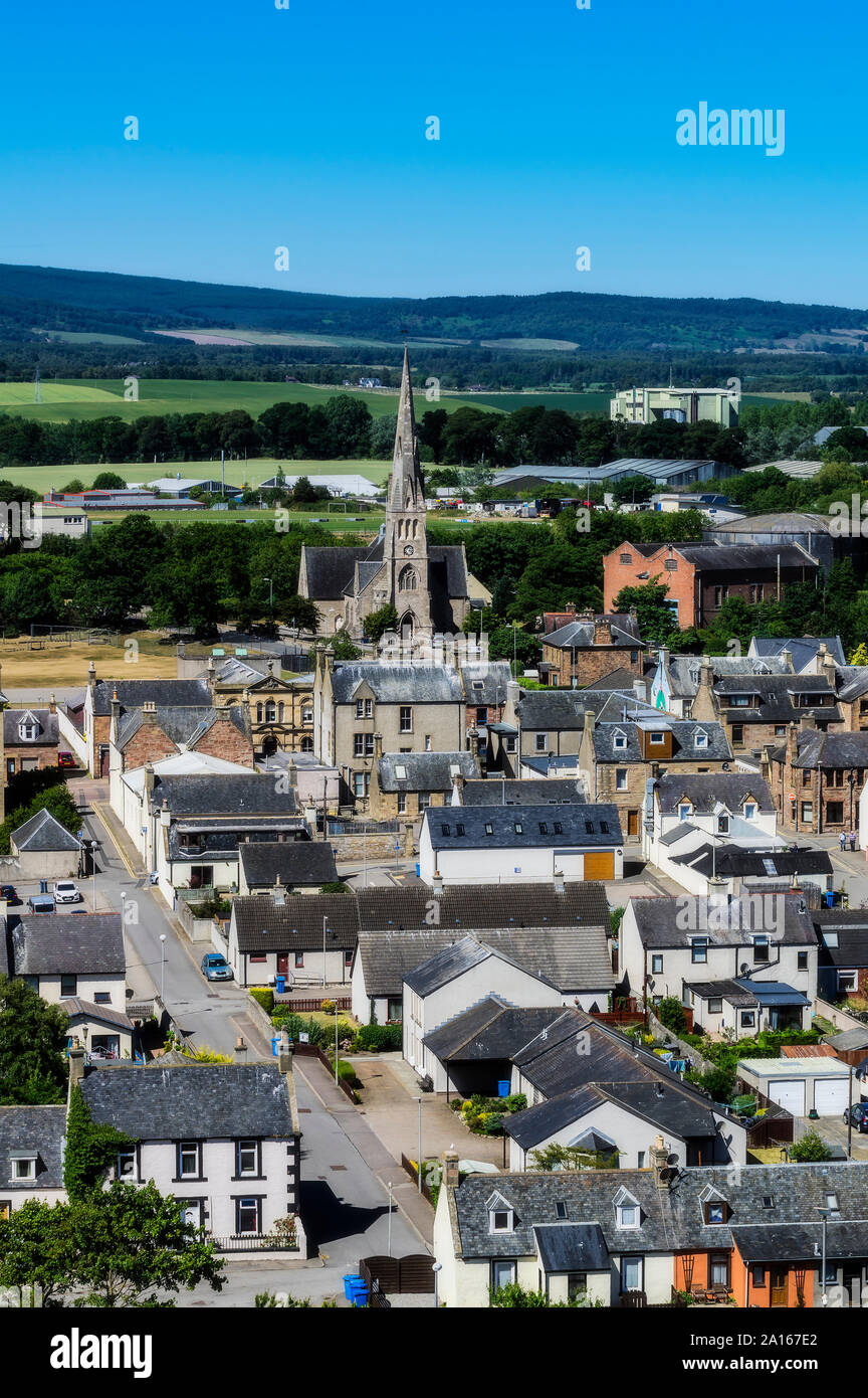 Vereinigtes Königreich, Schottland, Invergordon, cityview Stockfoto