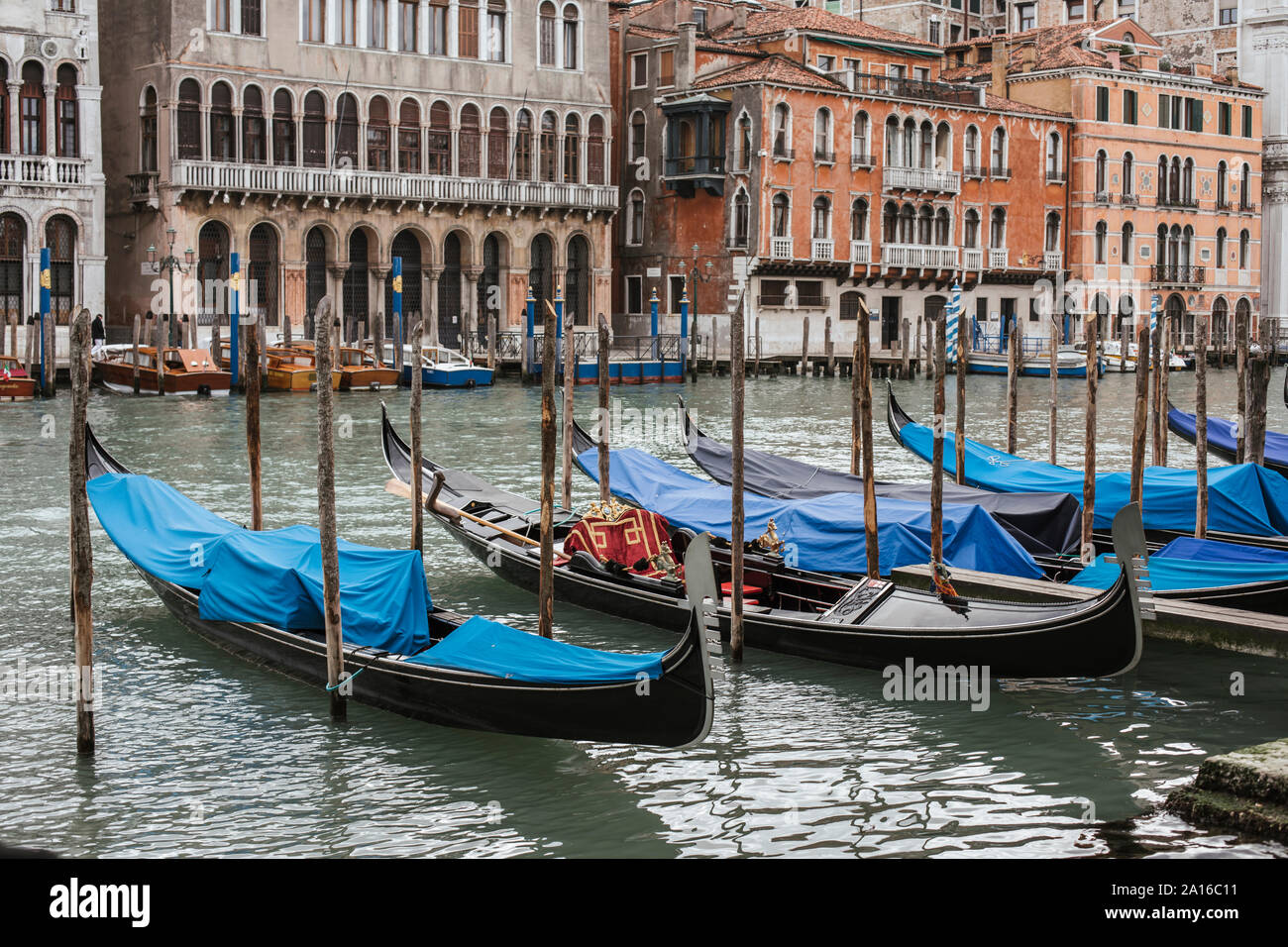 Gondel, Venedig, Italien Stockfoto