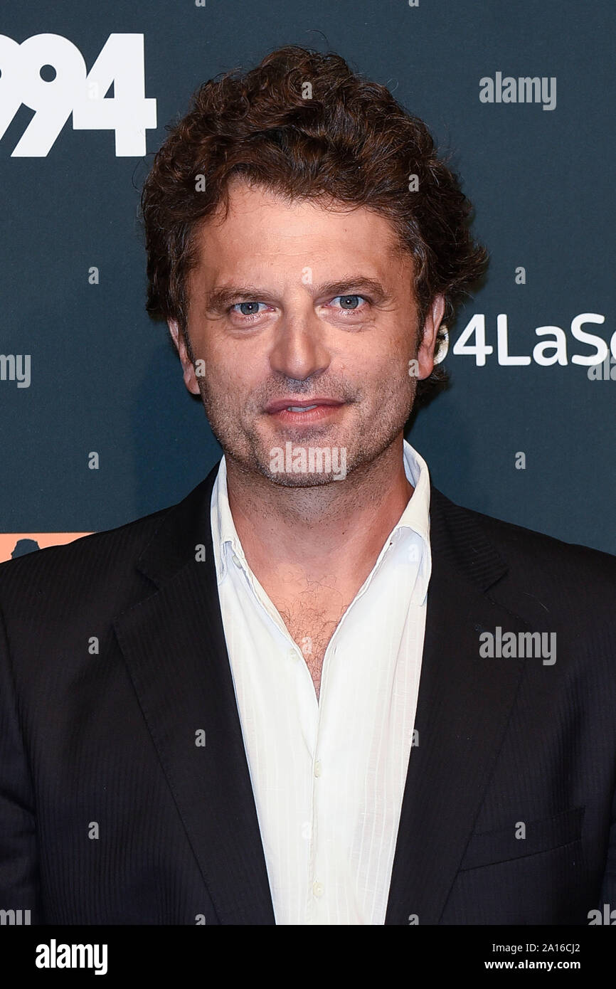Italien, Rom, 24. September 2019: Italienische Schauspieler Guido Caprino besucht das fotoshooting von Sky-TV-Serie "1994" Foto © Fabio Mazzarella/Sintesi/Alamy St Stockfoto