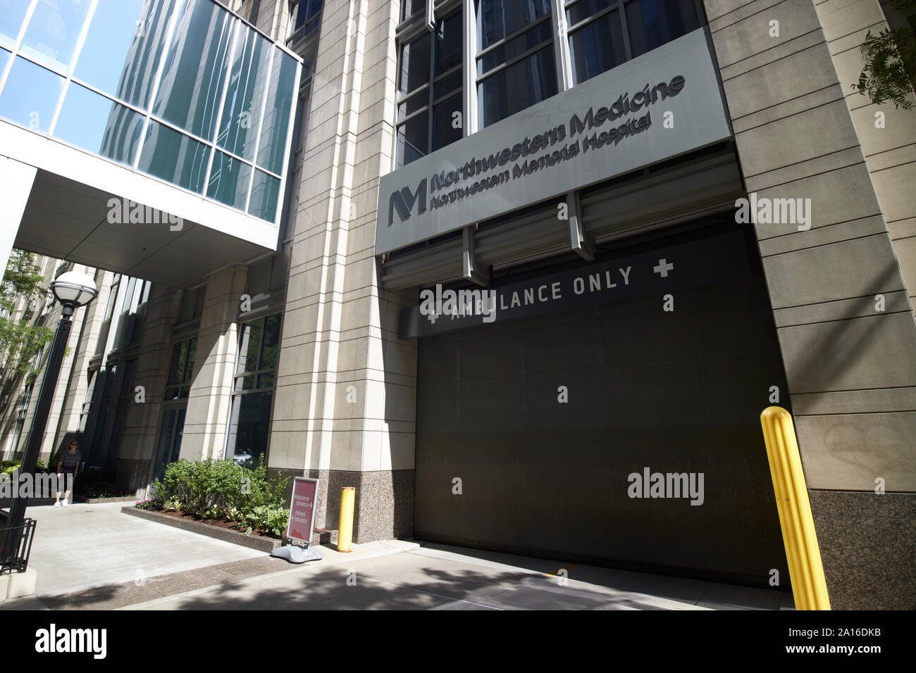 Northwestern Memorial Hospital Campus Chicago Illinois Vereinigte Staaten von Amerika Stockfoto