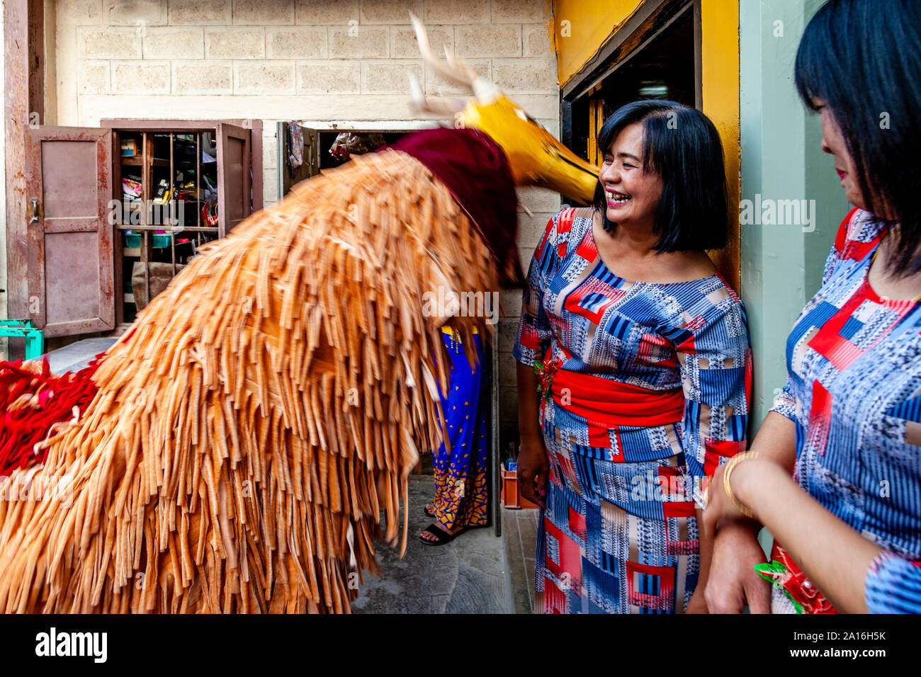 Straßentheater und Straßentheater, Nyaung Shwe See Inle, Shan Staat, Myanmar Stockfoto