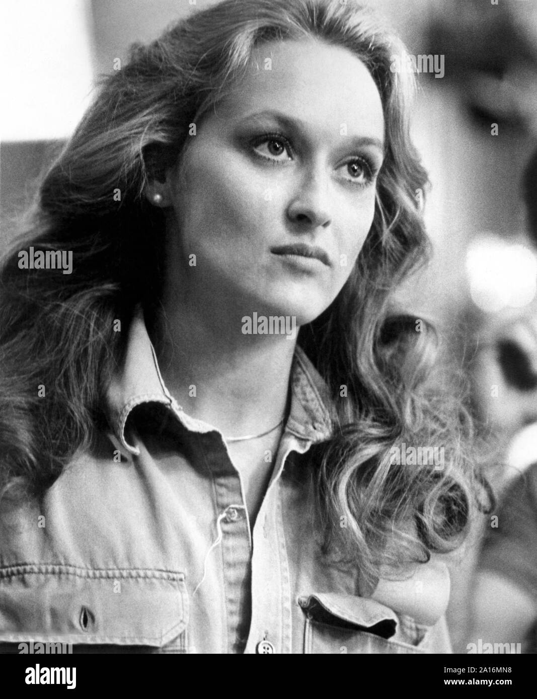 Meryl Streep, Werbung Portrait für den Film "The Deer Hunter", Universal Pictures, 1978 Stockfoto