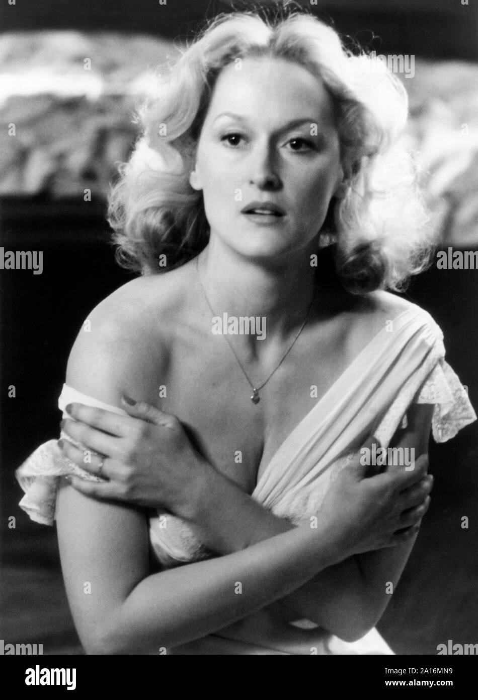 Meryl Streep, Werbung Portrait für den Film, der 'Sophie Wahl", 1982 Stockfoto