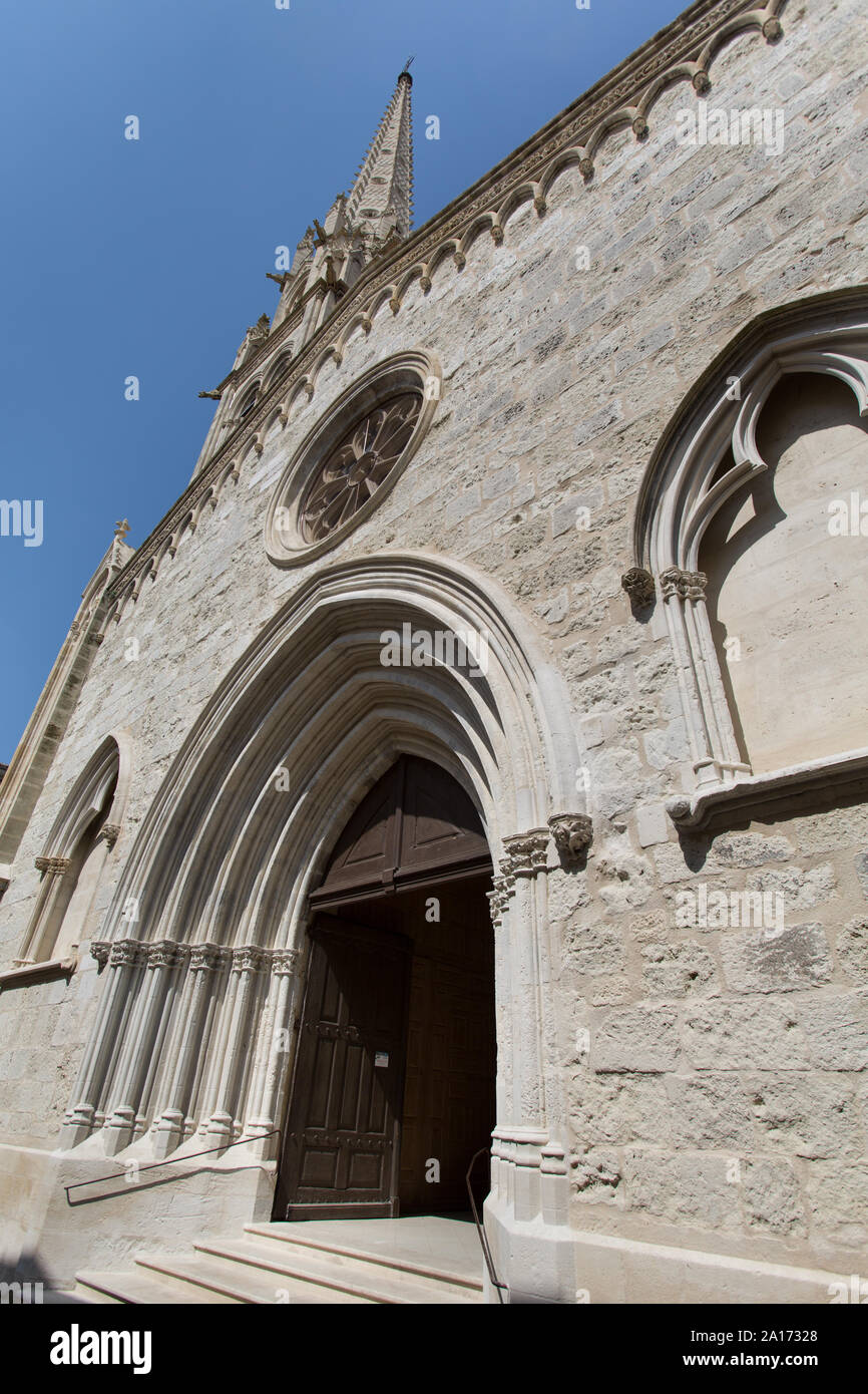 SainteFoylaGrande, Frankreich. Malerische Ansicht von SainteFoyla