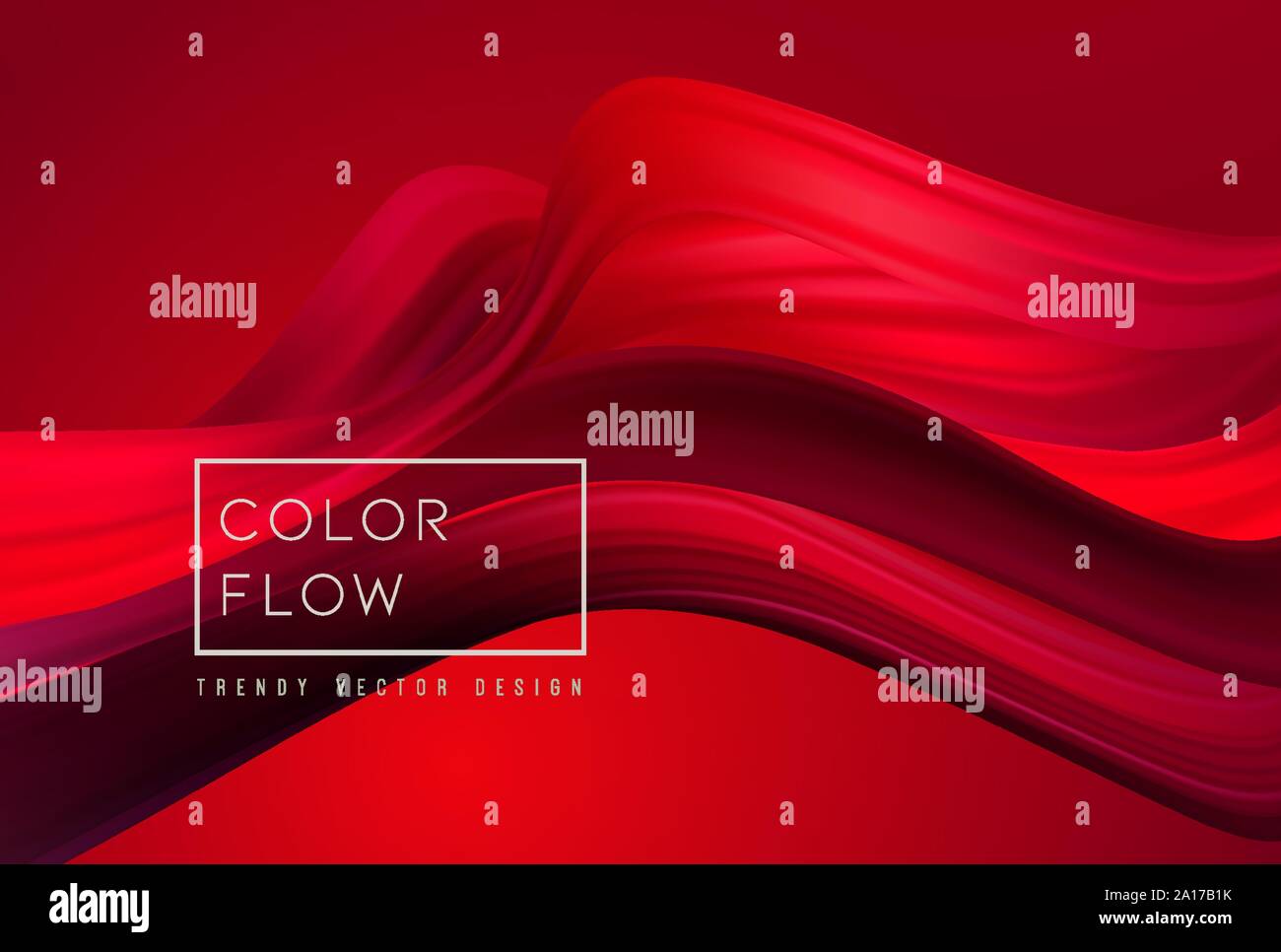 Abstrakte farbenfrohe vector Hintergrund, Farbe fließen Flüssigkeit wave für Design Broschüre, Website, Flyer. Stock Vektor