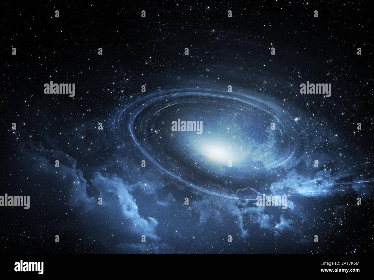 Starfield galaxy Spirale - Elemente dieses Bild eingerichtet, die von der NASA Stockfoto
