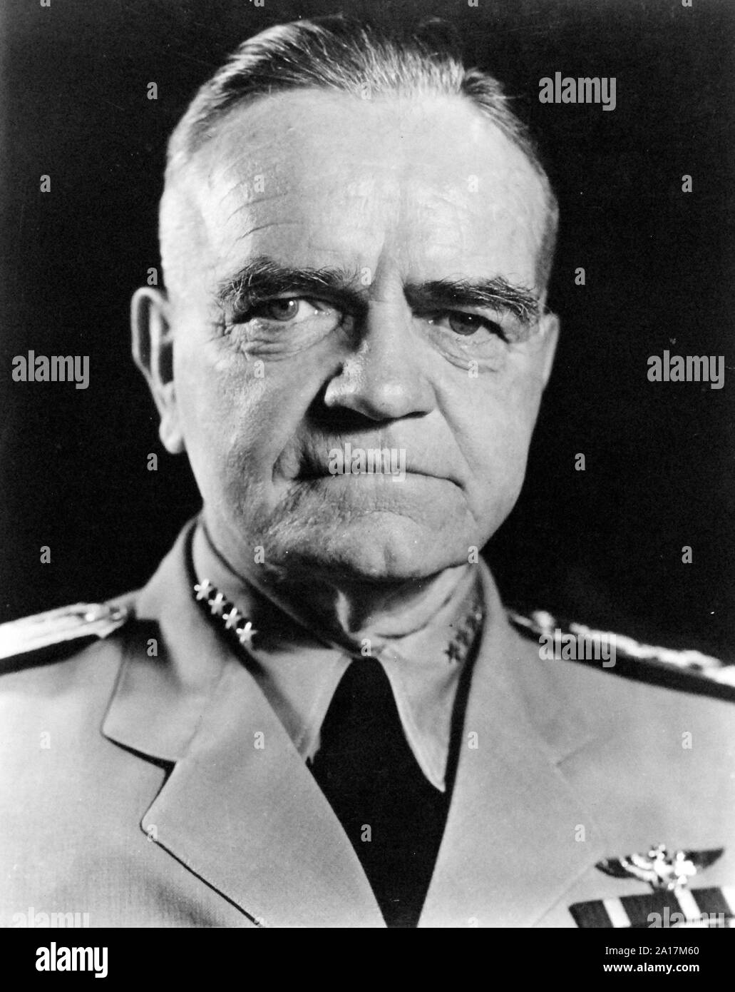 Admiral William F. "Bull" Halsey, Kommandant der US-dritte Flotte auf Leyte Gulf. Admiral William F. Halsey, USN, Kommandant der Southern Pacific Force der US-Pazifikflotte. Stockfoto
