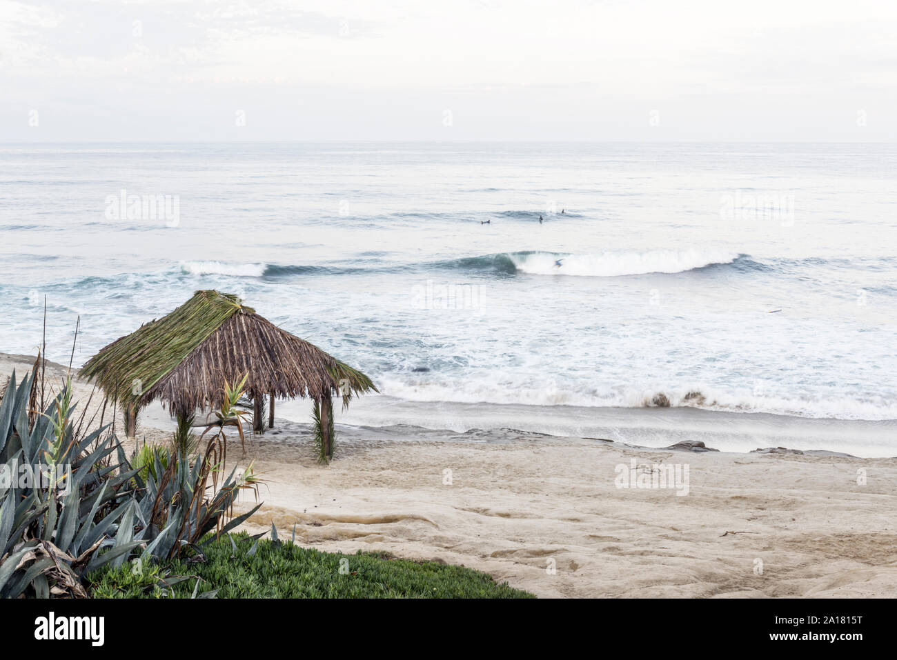 Surf Shack in Windansea Beach. La Jolla, Kalifornien. Stockfoto
