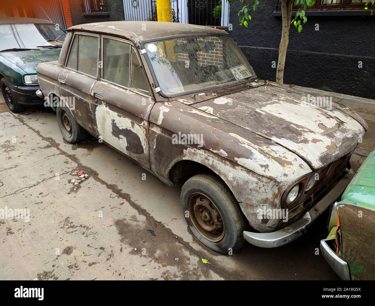 Volkswagen Käfer Auto, vw Deutsche altes Auto Stockfoto