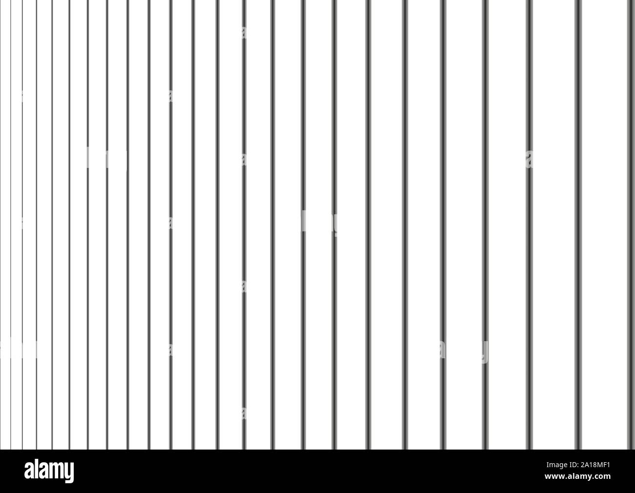 Vertikale Linien, lineare Raster. Muster mit vertikalen Streifen. Vector Illustration. Stock Vektor