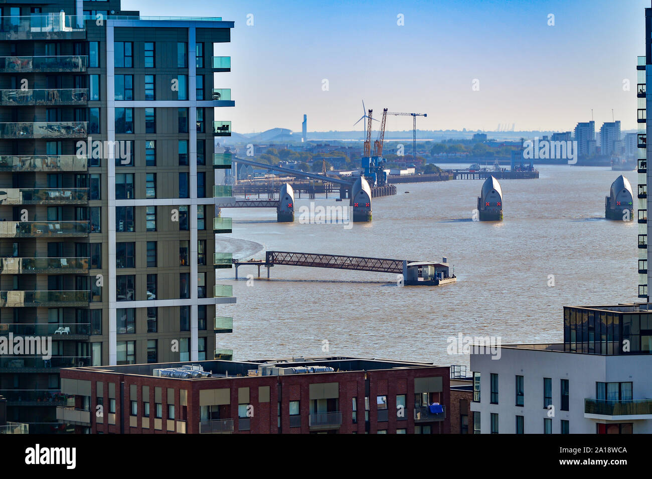 London Thames Barrier Stockfoto