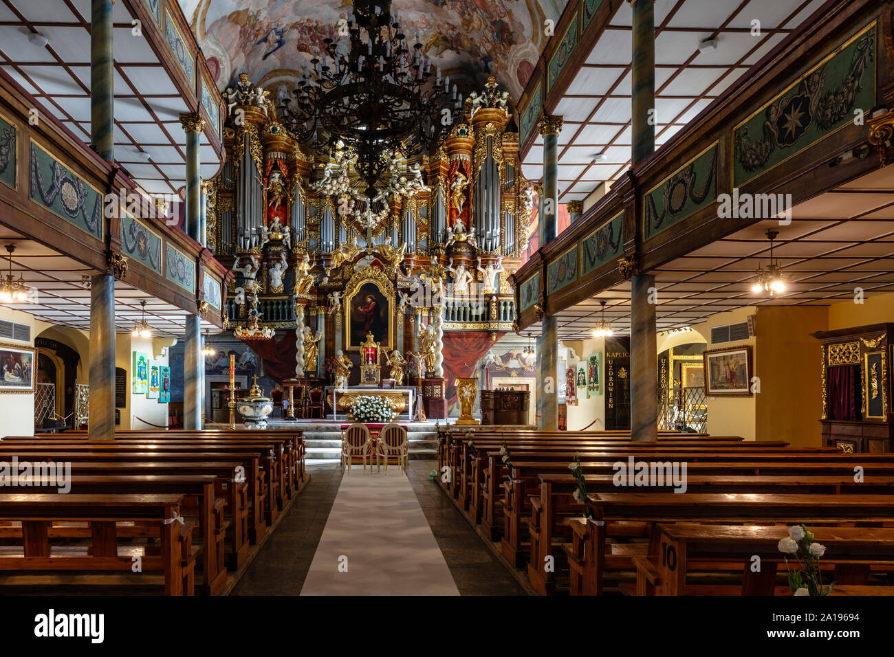 Garnisonkirche, Grace Church in Jelenia Gora, Woiwodschaft Niederschlesien, Polen Stockfoto