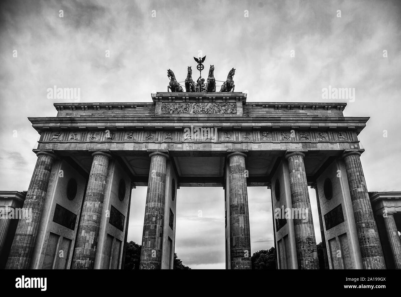 Brandenburger Tor, Denkmal in Berlin Stockfoto