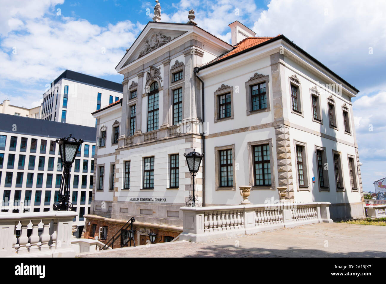 Fryderyka Chopina Muzeum w Warszawie, Choping Museum, Warschau, Polen Stockfoto